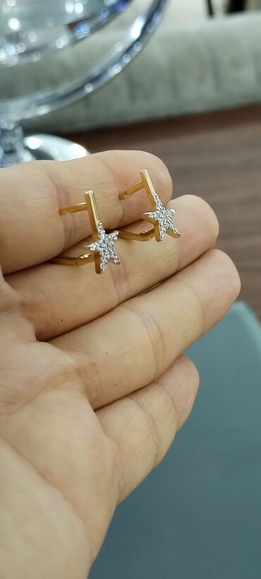 Sırğalar: Sırğa, Sarı qızıl, 585 Əyar — 10