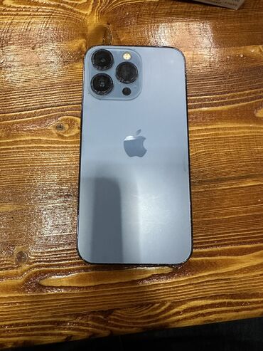 mi 13: IPhone 13 Pro, 128 GB, Sierra Blue, Face ID, Simsiz şarj, Sənədlərlə