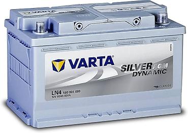 akumlyator islenmis: Varta, 80 ah, Orijinal, Almaniya, İşlənmiş — 1