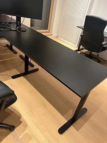 lazy bag ikea: Stolovi crni elektro podesivi Prodajem očuvane, novije podesive — 4
