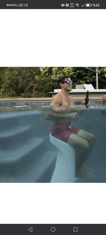 Lejankalar, şezlonqlar: Şezlong 
Lejenka. 
Hovuz içi özel tasarım — 16