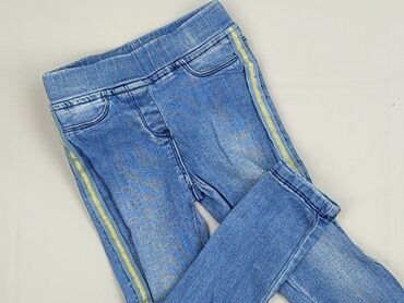 koszule dziewczęce 164: Denim pants, 12-18 months, condition - Perfect