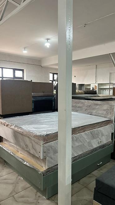 Двуспальные кровати: Двуспальная кровать, Новый, С матрасом, длина - 200 см — 5