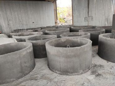 Железобетонные (ЖБИ) кольца для септика: Железобетонное (ЖБИ) кольцо для септика Размер: 150 x 90 x 8 см, Бесплатная установка, В розницу — 9