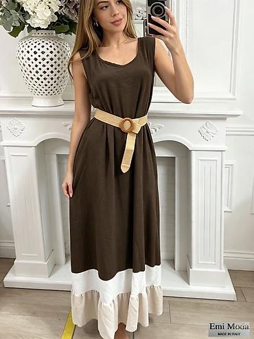 punije devojke: Letnja maxi haljina bez rukava – Emi Made in Italy 2000 Din S M L — 4