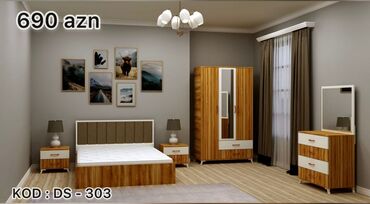 Yataq otağı dəstləri: İkinəfərlik çarpayı, Komod, Dolab, 2 tumba, Rusiya, Yeni -da lalafo.az — 5 Yataq otağı dəstləri: İkinəfərlik çarpayı, Komod, Dolab, 2 tumba, Rusiya, Yeni — 5