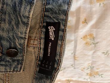 baggy cins: Cins şalvar, PULL&BEAR, L — 5