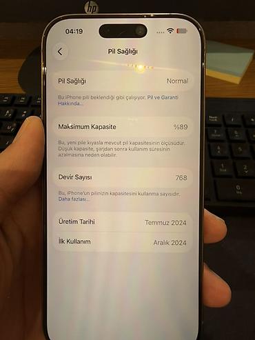 telfon kabroları: IPhone 16 Pro, Qızılı, Face ID — 2