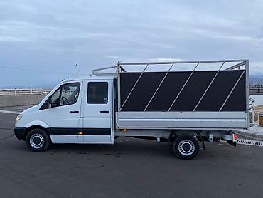 1 тонник: Грузовой фургон-пикап на базе Mercedes-Benz Sprinter (двухрядная — 2