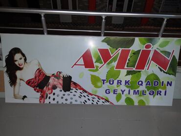 Biznes üçün program təminatı: Reklam karkası taxtadandı işıqsızdı. Qiymət 25 azn