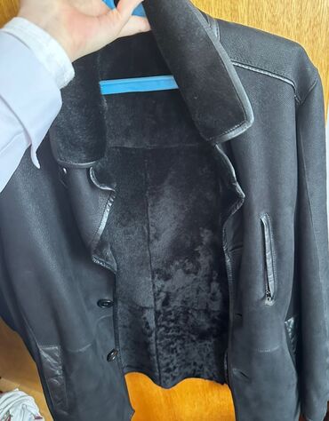 домашние женские тапочки из овчины: Дубленка, 5XL (EU 50), цвет - Черный