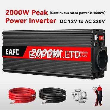 İnverterlər: Yeni Inverter, 1500-3000 Vt, 12 - 220 volt, Rayonlara çatdırılma, Ünvandan götürmə, Ödənişli çatdırılma — 1