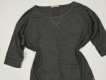 czarne bluzki z tiulowymi rękawami: Blouse, M (EU 38), condition - Good