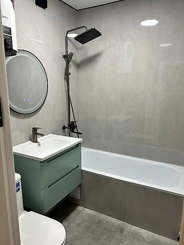 Батирлер: 1 бөлмө, 45 м², Туңгуч мкр Элитка, 6 кабат, Евро оңдоо — 1