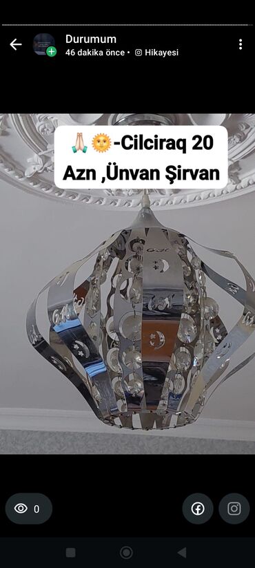 xalca divan yuyan: Люстра, 1 лампа, Металл at lalafo.az xalca divan yuyan: Люстра, 1 лампа, Металл