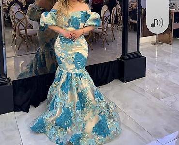 mexmer parca: Zərif axşam/libas – “mermaid” kəsimli, çiyinləri açıq model - Qol — 2