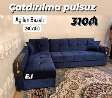 açılıb yığılan stol: Künc divan, Yeni, Açılan, Bazalı, Şəhərdaxili pulsuz çatdırılma