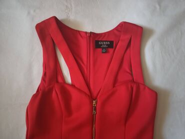 Haljine: Guess XS (EU 34), bоја - Crvena, Koktel, klub, Na bretele — 9