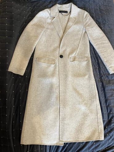 пальто zara: Пальто Zara, S (EU 36), цвет - Серый