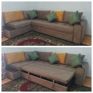 Комплекты диванов и кресел: Угловой диван, С подъемным механизмом, Раскладной