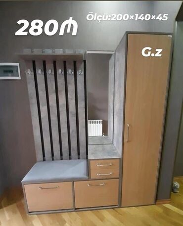 Çarpayılar: Düz dolab, Dəhliz dolabı