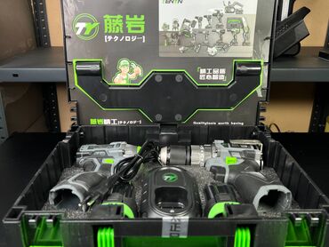 Наборы электроинструментов: Шуруповерт и винтоверт tenyn комплект 2в1 ⚙️ Бесщeтoчный шуруповеpт и — 2