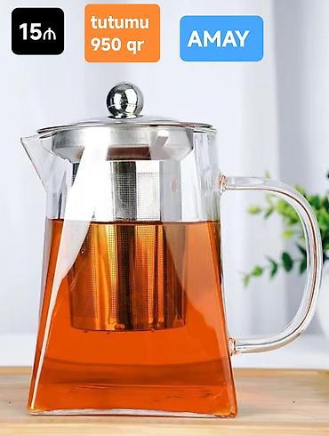 tibet cay: Yeni, Dəm caydanı, Şüşə, 1 l — 1