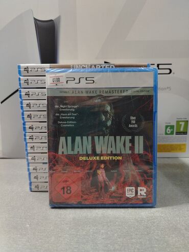 Oyun diskləri və kartricləri: Playstation 5 üçün Alan Wake 2 deluxe edition oyun diski. Tam