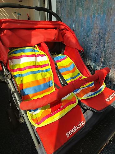 Uşaq arabaları: Seebaby ikiuşaqlı uşaq arabası - Yanbayan iki oturacaq: hər biri — 5