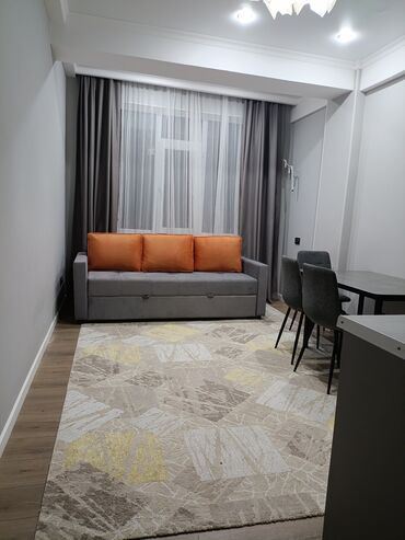 квартира ош продаю: 1 комната, 42 м², Элитка, 9 этаж, Дизайнерский ремонт