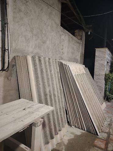 Şifer: Şifer dam örtüyü vərəqləri - Material: dalğalı şifer (sement əsaslı) — 3