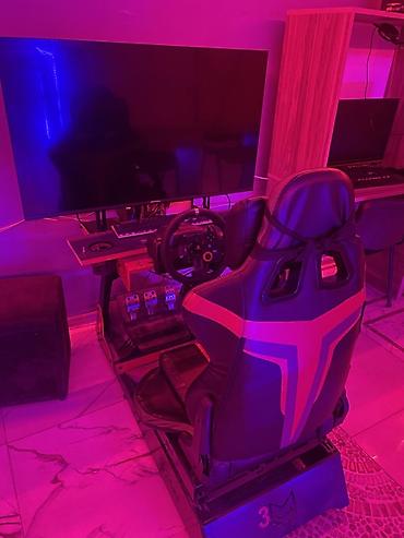 Professional sim racing qurğusu – tam set - Tənzimlənən metal şassi