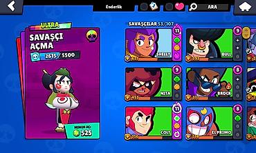 smart 2021: Brawl Stars hesabı – inkişaf etmiş və oynamağa hazır - Kupa: 20,722 - — 1