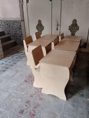 tifani dest: Taxta it evi və uşaq üçün yazı masası dəsti Məhsullar: - Tamamilə — 5