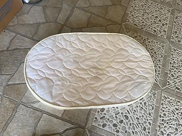 belarus mebel: Oval formalı beşik (ağ rəng) - Material: bərk taxta/MDFlam, ağ rəngli — 2