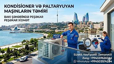 Ремонт техники: Xidmət: Kondisioner və paltaryuyan maşınların təmiri Təsvir: - Bakı — 1