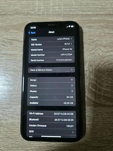 Apple iPhone: Iphone XR 64GB Nema Icloud Sim free. Prodajem Iphone XR, koristila ga — 2