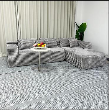 Угловые диваны: Новый без каркасный Хит диван 2025! Г- образный Длинная сторона — 2