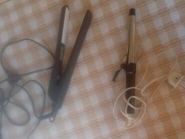 Ağız baxımı cihazları: Saç üçün 2 alət dəsti: - Saç düzləşdirən: elektriklə işləyən, dar