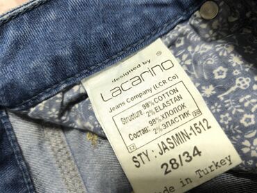 Джинсы: Джинсы, Прямые, Турция, Средняя талия, S — 4