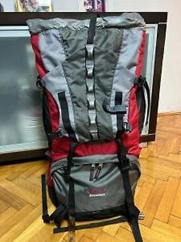 Sportske torbe i rančevi: Planinarski ranac Deuter Aircontact (AS 40) – crveno‑siva kombinacija — 16