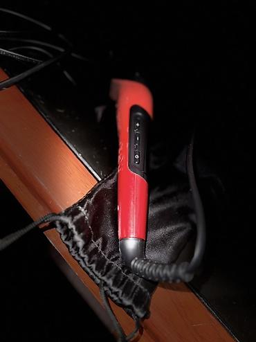 Məişət texnikası: Konus formalı saç buran (curling wand) - Rəng: qırmızı-qara gövdə — 6