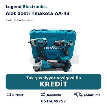 islənmis drel: Elan başlığı: Alət dəsti Tmakota AA-43 Alət dəsti Tmakota AA-43 — — 1