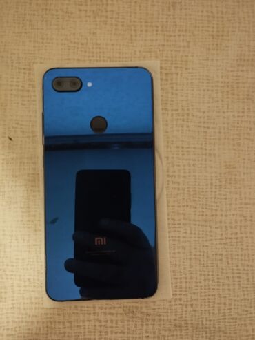tikanlı tel: Xiaomi Redmi 7, 128 GB, rəng - Mavi, 
 Barmaq izi