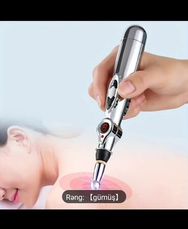 uni c: Gümüş rəngdə, elektron akupunktur qələmi. Bu cihaz, ağrıları azaltmaq