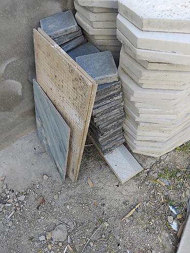 hazır tonqal: Dekorativ beton səki daşları 56eded qalb — 3