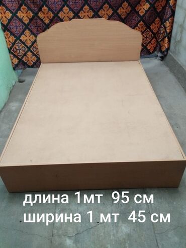спальня кровать бу: Двуспальная кровать, Б/у, Без матраса, Дерево, длина - 195 см