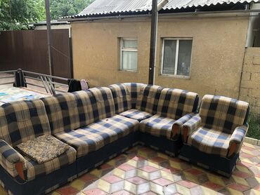 Угловые диваны: Угловой диван, Складной, Трёхместный и более, Другие материал at lalafo.kg Угловые диваны: Угловой диван, Складной, Трёхместный и более, Другие материал