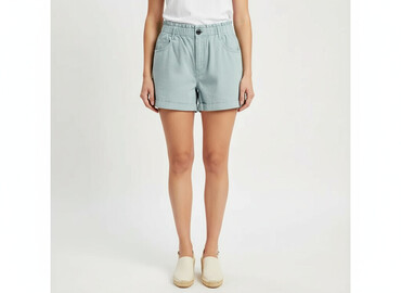 krótkie spodenki damskie z wysokim stanem duże rozmiary: H&M, Shorts for women, size L