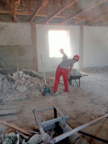 Демонтажные работы: Снос стен, Разбор полов, Снятие потолков | Гипсокартонная стена, Снос перегородки, Снятие старой штукатурки | Зачистка от старых обоев, Сбивка старой штукатурки, Снятие извести | Демонтаж ламината, Демонтаж паркета, Демонтаж линолеума | Крыша из шифера, Металлочерепичная кровля, Мягкая кровля Больше 6 лет опыта — 8